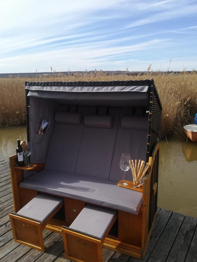 Pfahlbau Sunset II Toplage Inklusive Elektroboot 루스트 외부 사진