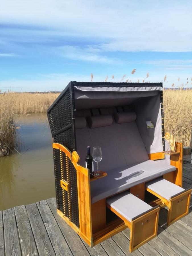 Pfahlbau Sunset II Toplage Inklusive Elektroboot 루스트 외부 사진